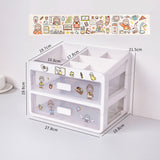 Storage Box Student Dormitory Desk Miscellaneous Desk Stationery Multi-Layer Shelf
