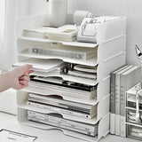 Desktop Storage Box Transparent Acrylic Desk Storage Rack