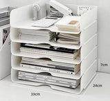 Desktop Storage Box Transparent Acrylic Desk Storage Rack