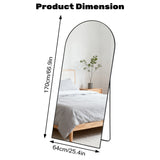 Rectangle Full Length Mirror, Full Body Standing Mirror Floor Mirrors