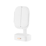 Led Desktop Cosmetic Mirror Household Foldable With Light