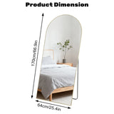 Rectangle Full Length Mirror, Full Body Standing Mirror Floor Mirrors