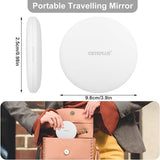 Travel Makeup Mirror With LED Light,  Magnifying Mirror With Light Perfect Wife Birthday Gift Ideas, 3.5 Inches 2 Side Compact Mirror Portable For Handbag, Purse, Pocket