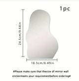 Cloud-shaped Mirror Acrylic Wall Background Decoration